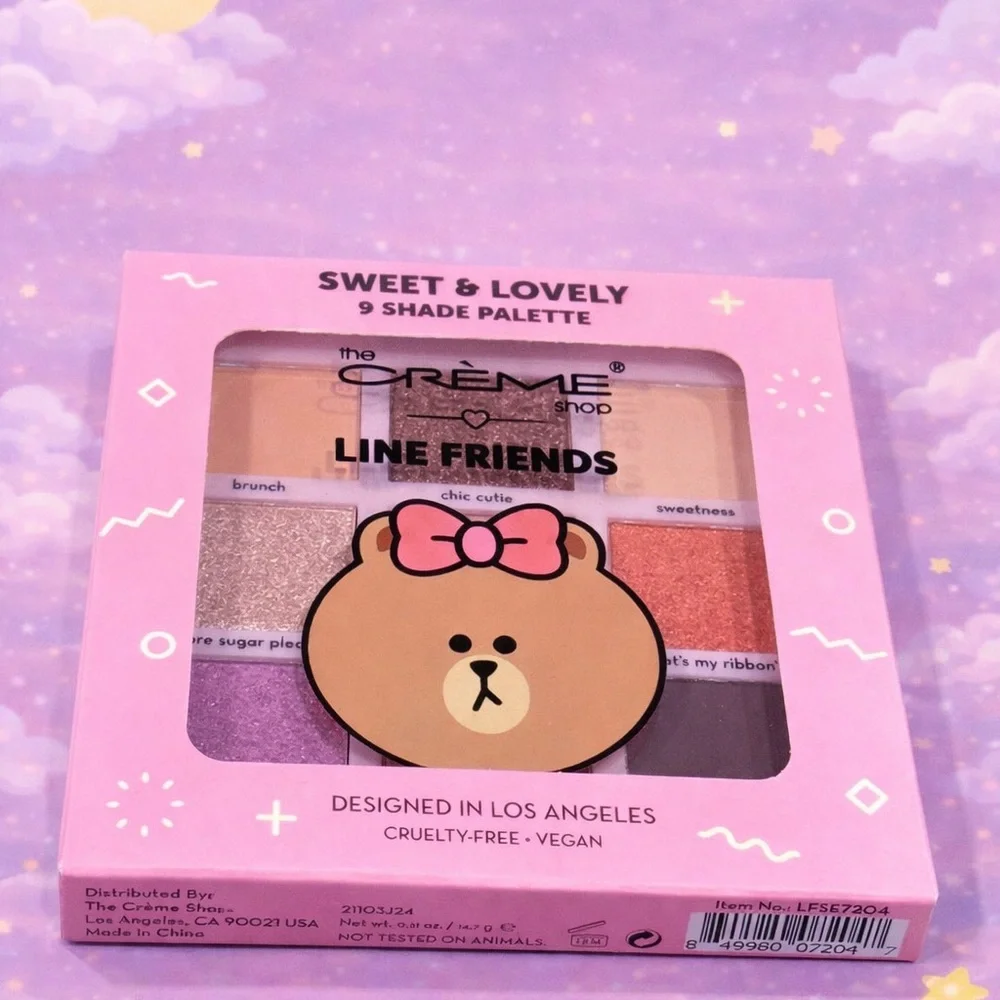 The Crème Shop Sweet & Lovely Eyeshadow Palette - 9 Shades